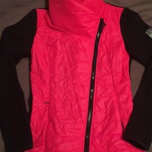 Puffer style jacket, %100 polyester and nylon